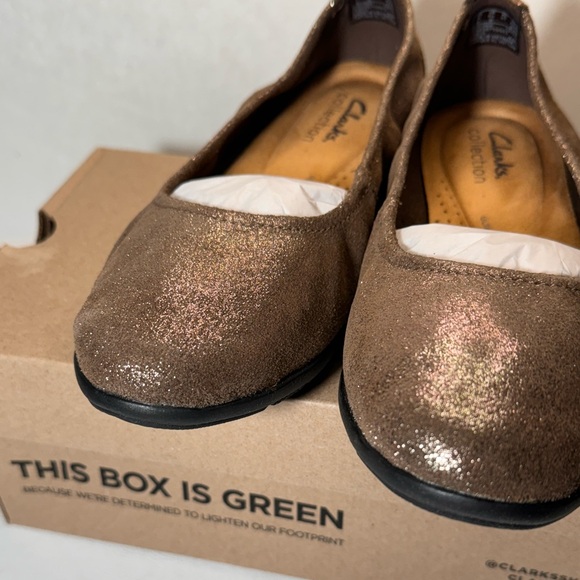 Clarks Collection Flexible Slip-On Flats - Jenette Ease casual classic comfy - Picture 4 of 9